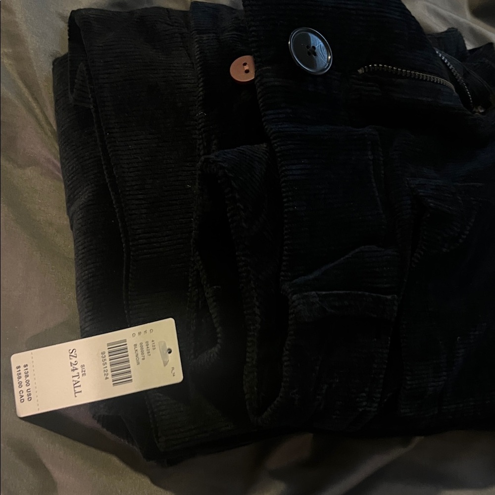 Anthropologie Charcoal Wide Leg Pants - Picture 9 of 9